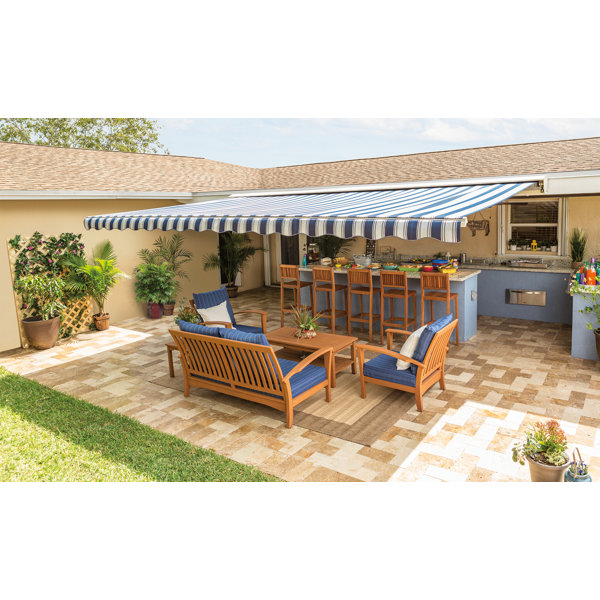 SunSetter Motorized XL Woven Acrylic Retractable Standard Patio Awning